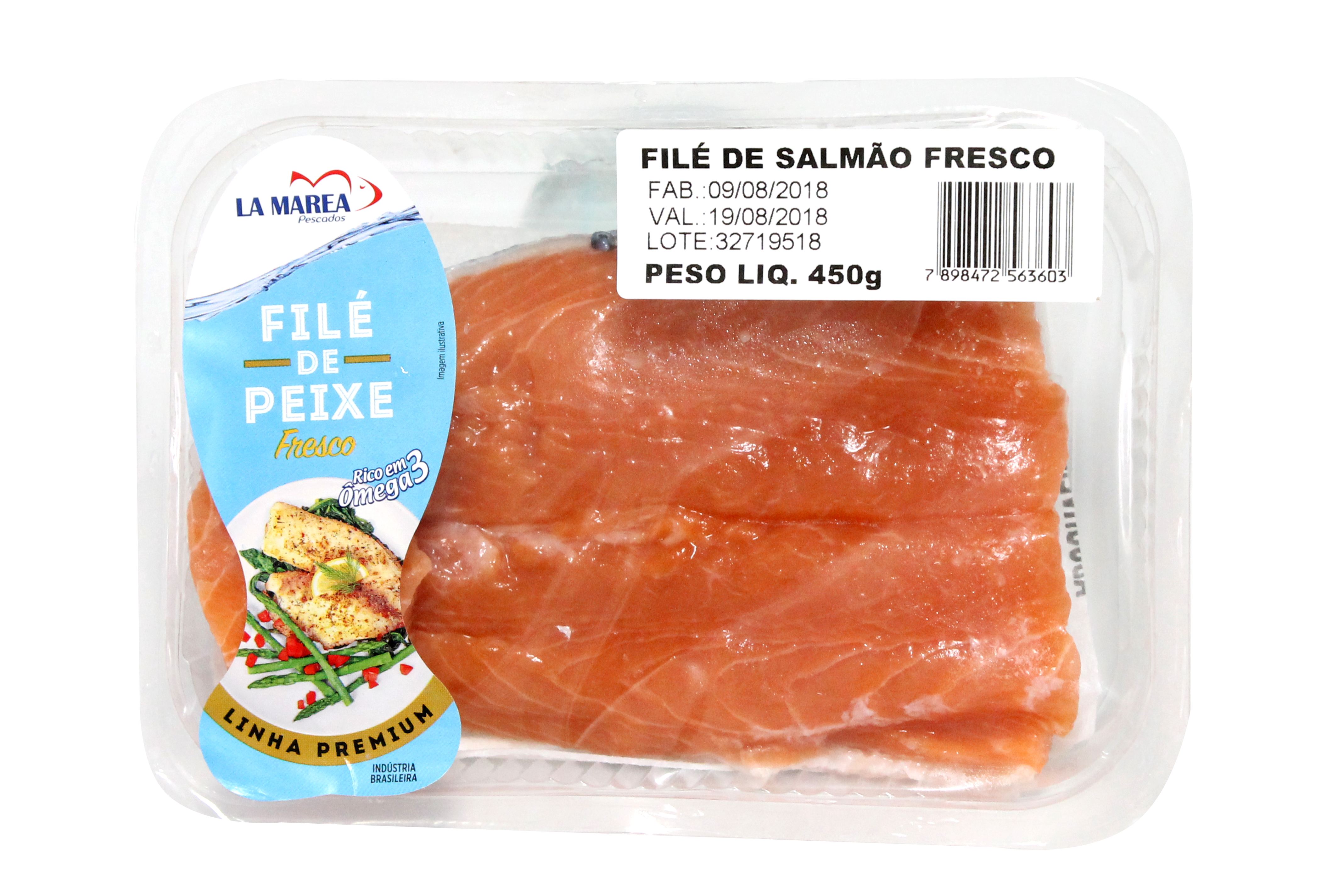 Salmão fresco la marea